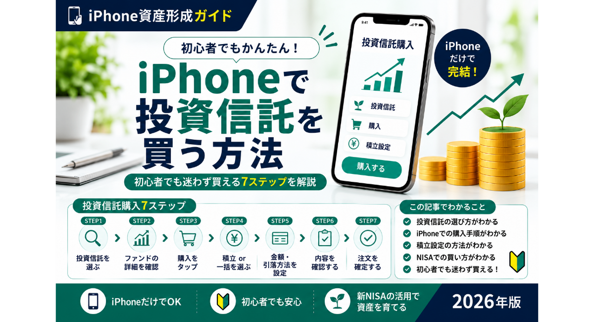 iPhoneで投資信託を買う方法