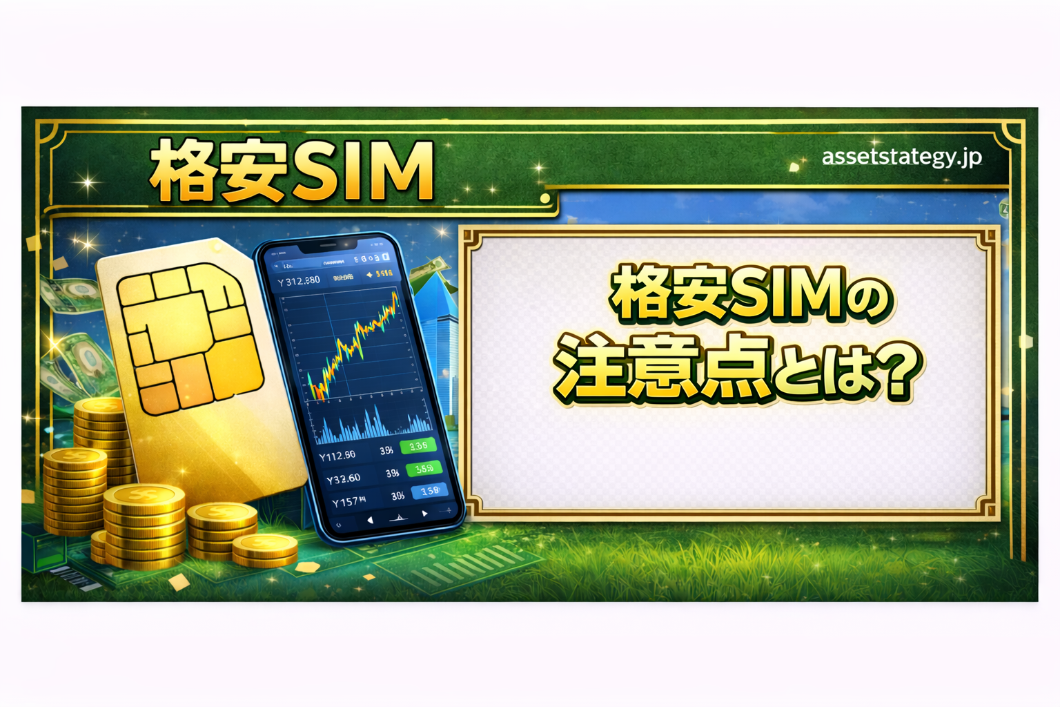 格安SIMの注意点とは？通信速度やSIMロックなど乗り換え前に知っておきたいポイントを解説するイメージ画像